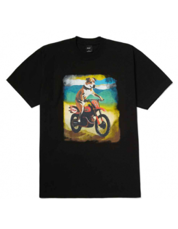 HUF Road Dog S/S Tee - Black - T-Shirt Voor Heren - Miniature Photo 1