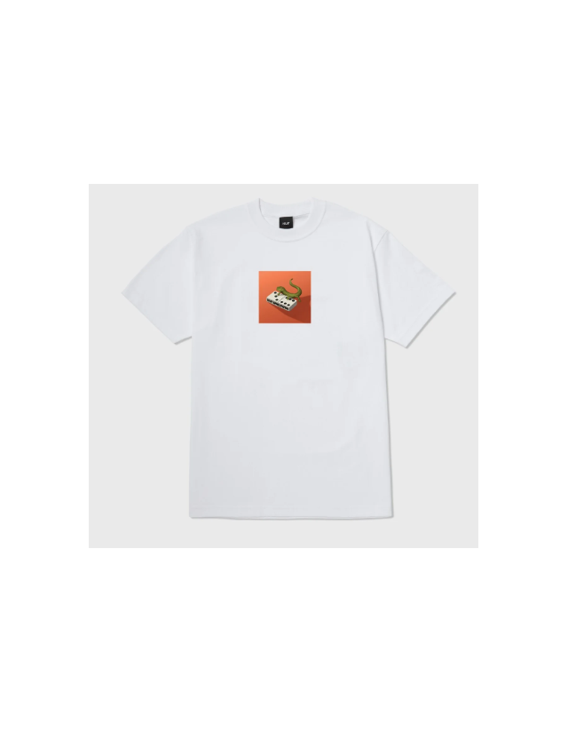 Huf Gecko S/S Tee - White - Men's T-Shirt  - Cover Photo 1