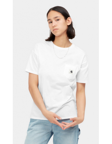 Carhartt Wip W' Pocket T-Shirt - White - Product Photo 1
