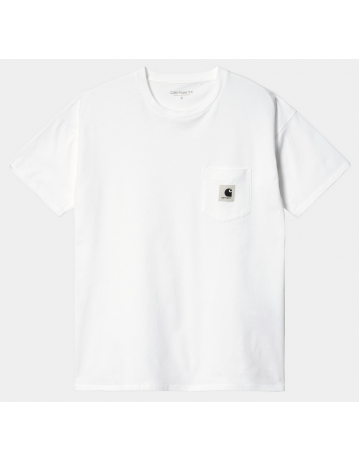 Carhartt Wip W' Pocket T-Shirt - White - Product Photo 2