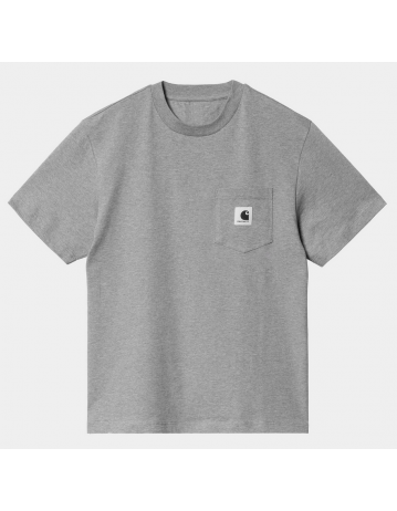 Carhartt Wip W' Pocket T-Shirt - Grey Heather - Product Photo 2