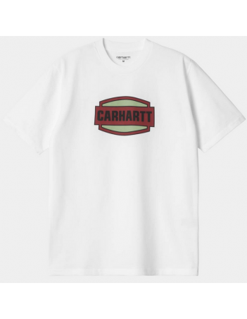 Carhartt WIP Press Script t-shirt - White - Men's T-Shirt - Miniature Photo 1