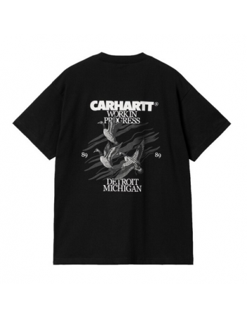 Carhartt WIP Duck T-shirt - Black - Men's T-Shirt - Miniature Photo 2