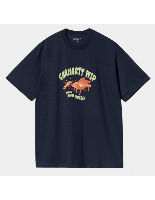 Carhartt Wip Noisy T-Shirt - Air Force Blue - T-Shirt Homme  - Cover Photo 1