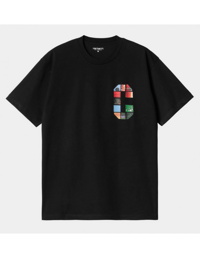 Carhartt Wip Machine 89 T-Shirt - Black - T-Shirt Voor Heren  - Cover Photo 1