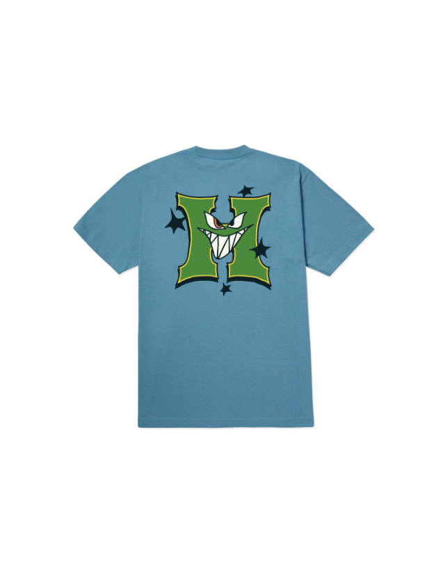 Huf Sassy H S/S Tee - Slate Blue - Men's T-Shirt  - Cover Photo 1