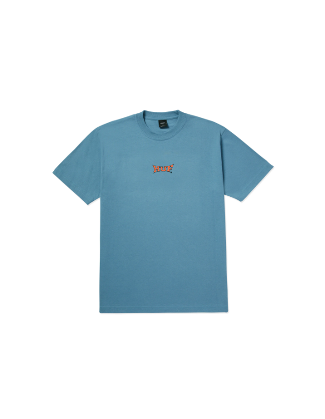 Huf Sassy H S/S Tee - Slate Blue - Men's T-Shirt  - Cover Photo 2