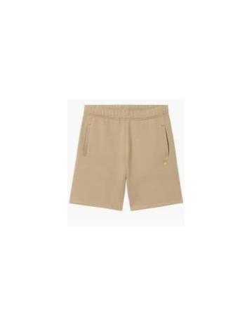 Carhartt Wip Chase Sweat Short - Sable / Gold - Product Photo 1