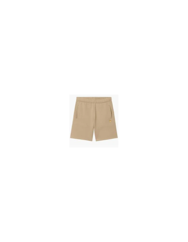 Carhartt Wip Chase Sweat Short - Sable / Gold - Short  - Cover Photo 1