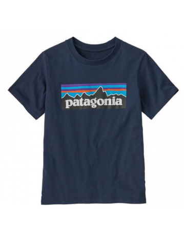 Patagonia K's Regenerative P-6 Logo - New Navy - Product Photo 1