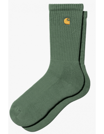 Carhartt WIP Chase socks - Duck Green / Gold - Socken - Miniature Photo 1