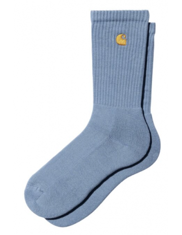 Carhartt Wip Chase Socks - Charm Blue / Gold - Product Photo 1