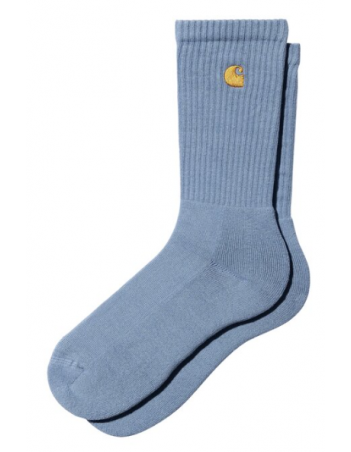 Carhartt WIP Chase socks - Charm Blue / Gold - Sokken - Miniature Photo 1