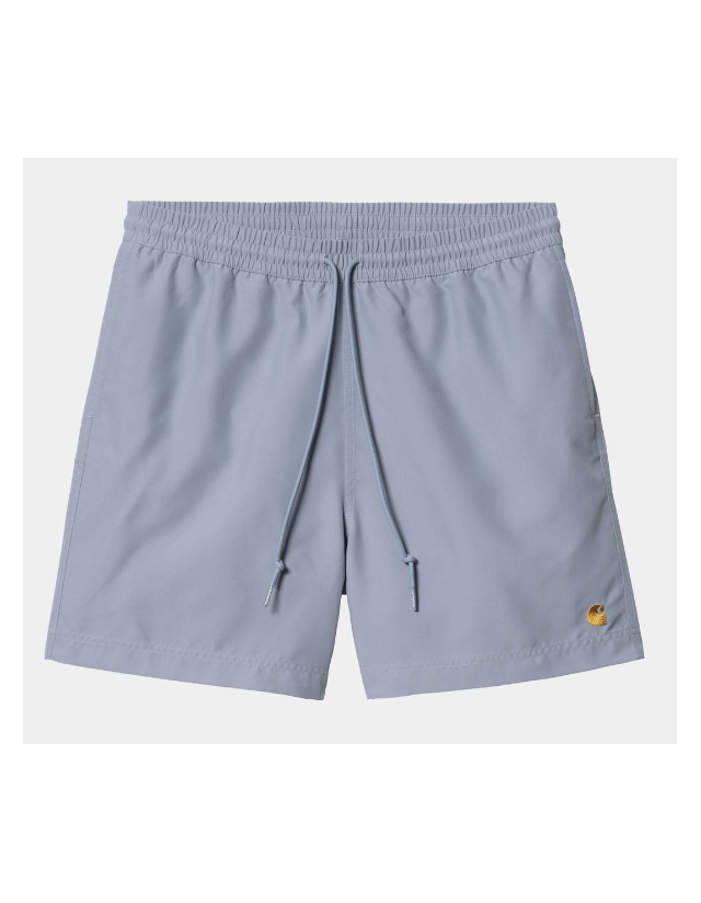 Carhartt Wip Chase Swim Trunk - Charm Blue / Gold - Maillot  - Cover Photo 1