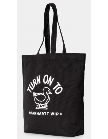 Carhartt WIP Stamp Tote - Black / White - Bag - Miniature Photo 2