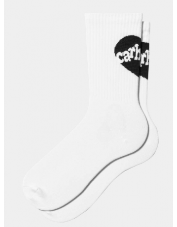 Carhartt Wip Amour Socks - White / Black - Product Photo 1
