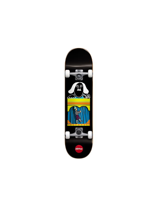 Almost Puppet Master Fp Complète 8.125'' - Black - Skateboard  - Cover Photo 1