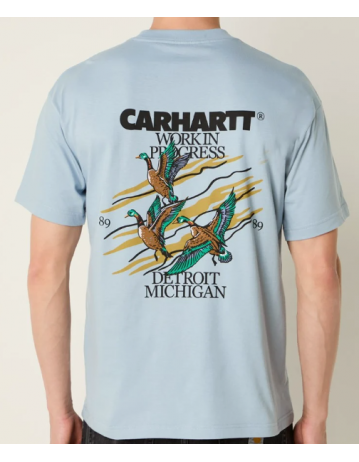 Carhartt Wip Duck T-Shirt - Charm Blue - Product Photo 2