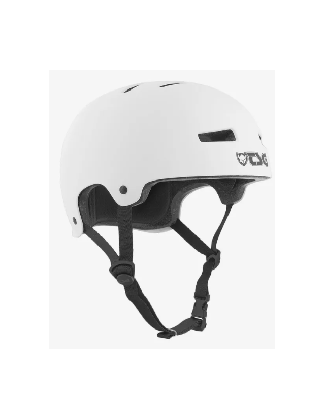 Tsg Evolution Solid Colors - Satin White - Safety Helmet  - Cover Photo 2