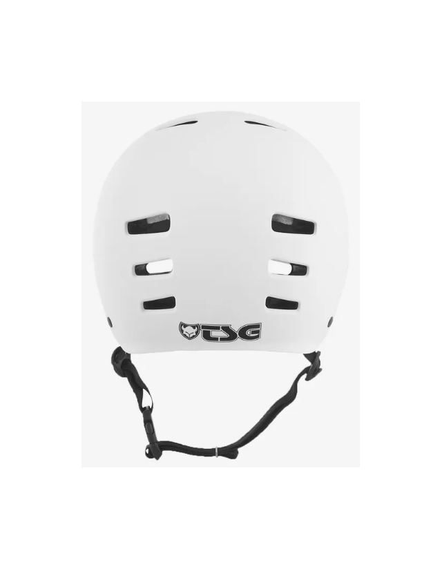 Tsg Evolution Solid Colors - Satin White - Safety Helmet  - Cover Photo 3