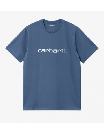 Carhartt Wip Script T-Shirt - Sorrent / White - Product Photo 1