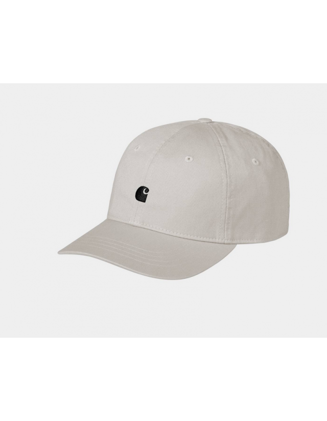 Carhartt Wip Madison Logo Cap - Moonbeam / Black - Casquette  - Cover Photo 1