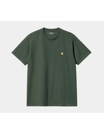 Carhartt Wip Chase T-Shirt - Sycamore / Gold - Product Photo 1