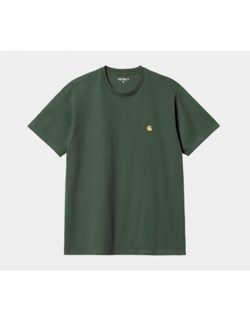 Carhartt WIP Chase T-shirt - Sycamore / Gold - T-Shirt Homme - Miniature Photo 1