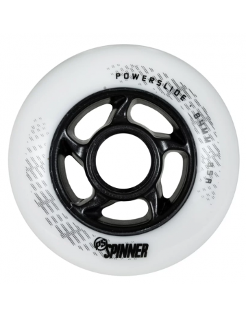 Powerslide Spinner 84mm/88a - White (4 Wheels) - Product Photo 1