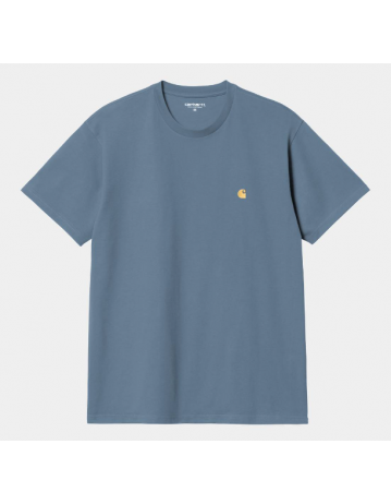 Carhartt Wip Chase T-Shirt - Positano / Gold - Product Photo 1