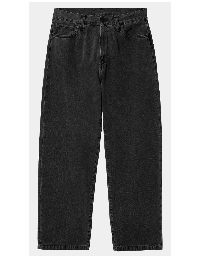 Carhartt Wip Landon Pant Black Heavy Stone Wash - Men's Pants  - Cover Photo 2