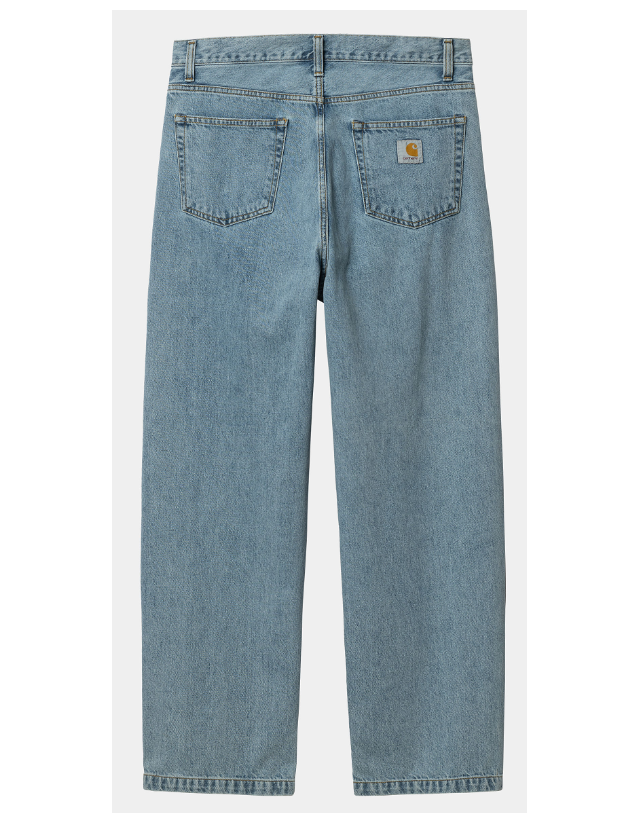 Carhartt Wip Landon Pant Blue Bleached - Men's Pants  - Cover Photo 2