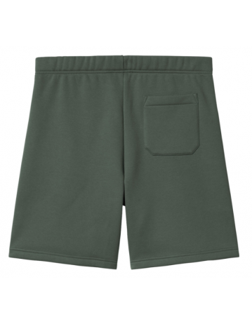 Carhartt Wip Chase Sweat Short - Duck Green / Gold - Product Photo 1