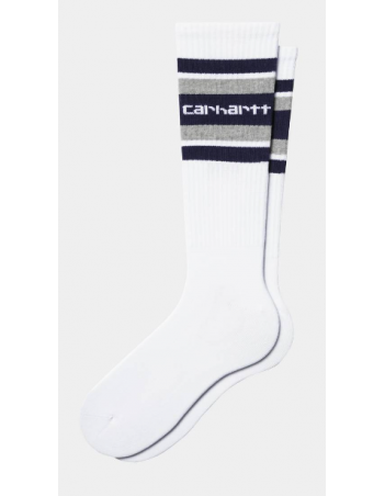 Carhartt WIP Connors Socks - White / Aura / Grey Heather - Socken - Miniature Photo 1