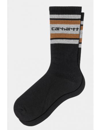 Carhartt WIP Connors Socks - Black / Grey Heather / Brown - Sokken - Miniature Photo 1