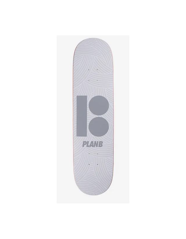 Plan B Team Texture 8.0'' - White - Skateboard Deck  - Cover Photo 1