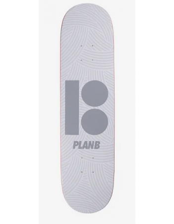 Plan b Team Texture 8.0'' - White - Skateboard Deck - Miniature Photo 1