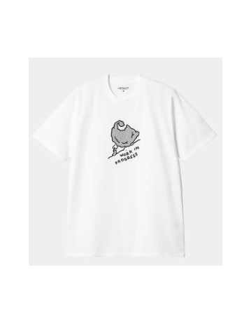 Carhartt Wip Move On Up T-Shirt - White - Product Photo 1