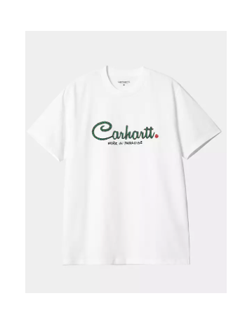 Carhartt Wip Paradise Script T-Shirt - White - Product Photo 1