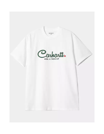 Carhartt WIP Paradise Script T-shirt - White - Men's T-Shirt - Miniature Photo 1