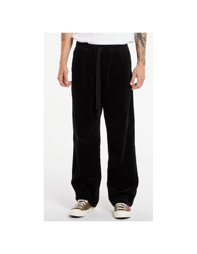 Carhartt Wip Floyde Cord Pant - Black - Heren Broeken  - Cover Photo 2