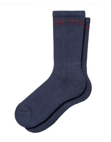 Carhartt Wip Carhartt Socks Air Force Blue / Malbec - Product Photo 1
