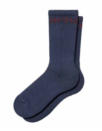 Carhartt WIP Carhartt Socks Air Force Blue / Malbec - Socks - Miniature Photo 1