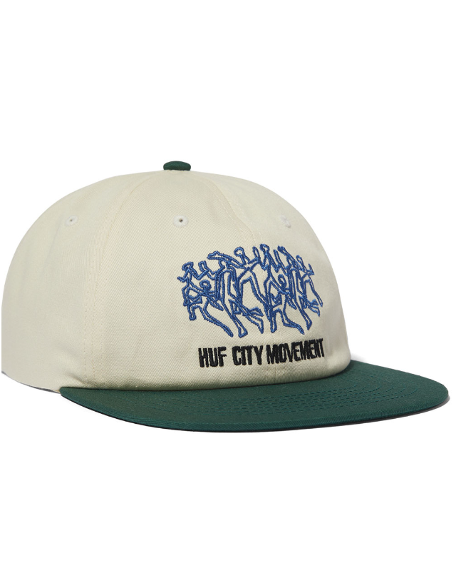 Huf Movement 6 Panel Snapback - Linen - Kap  - Cover Photo 1