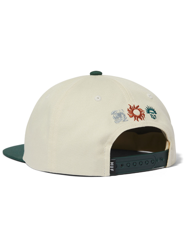 Huf Movement 6 Panel Snapback - Linen - Pet  - Cover Photo 2