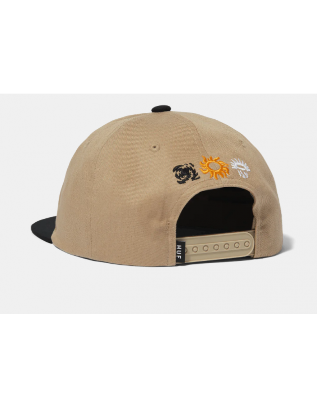 Huf Movement 6 Panel Snapback - Brown - Casquette  - Cover Photo 2