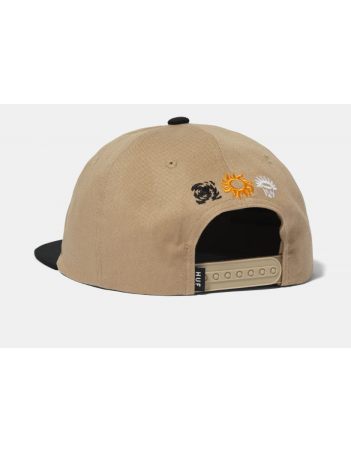 HUF Movement 6 Panel Snapback - Brown - Casquette - Miniature Photo 2