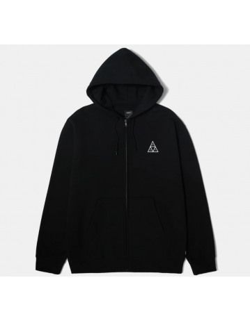 Huf Set Tt F/Z Hoodie - Black - Product Photo 1