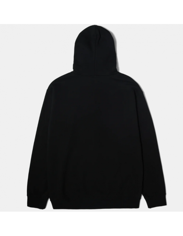 Huf Set Tt F/Z Hoodie - Black - Men's Sweatshirt  - Cover Photo 2