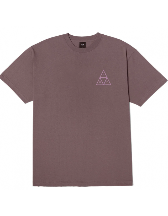 Huf Set Tt S/S Tee - Light Plum - Men's T-Shirt  - Cover Photo 2